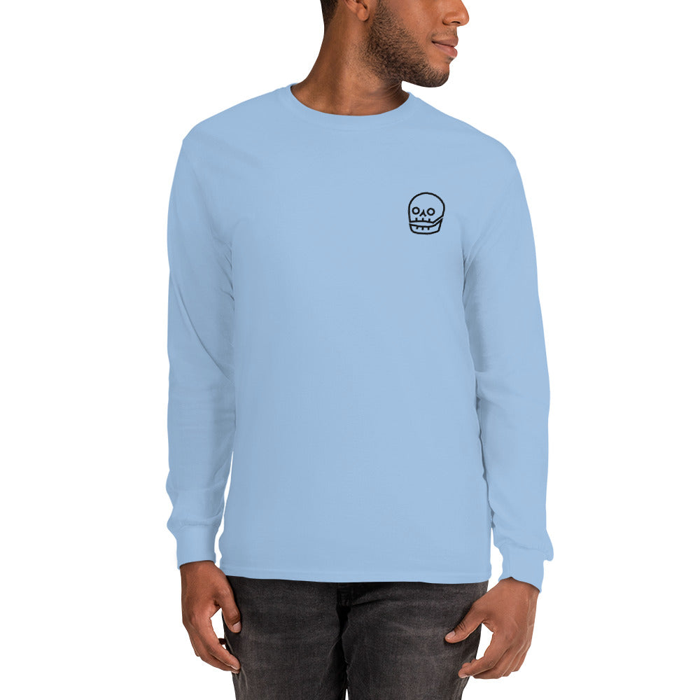 the classic black skull long sleeve