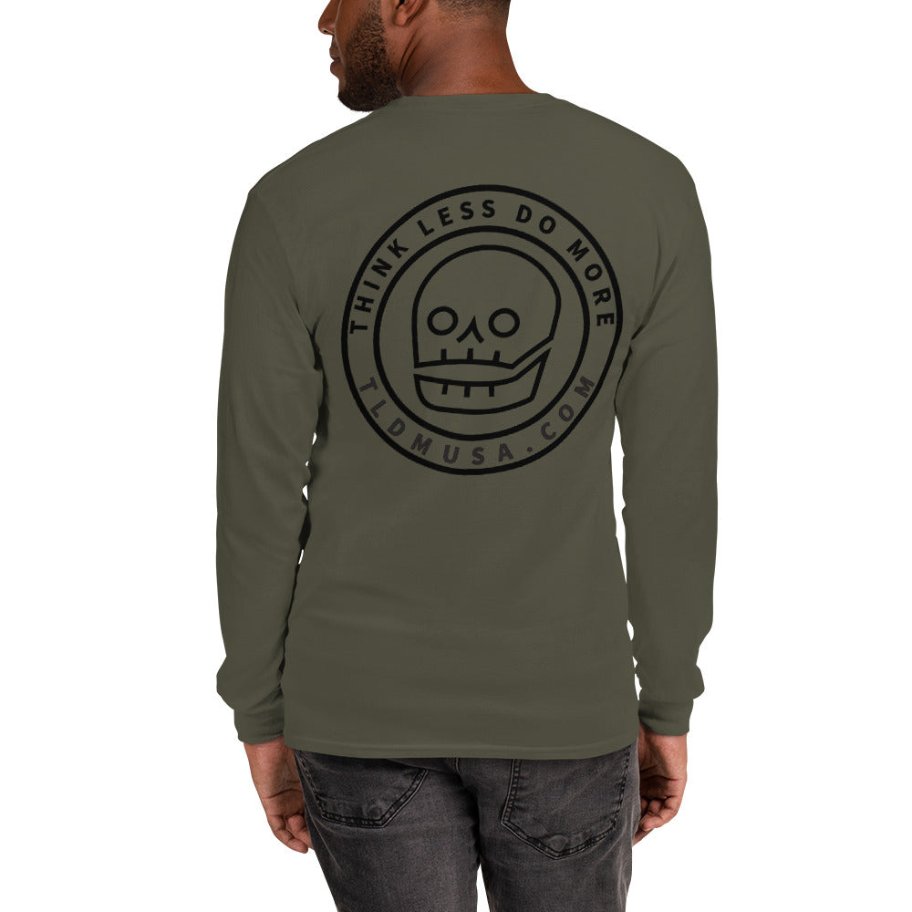 the classic black skull long sleeve