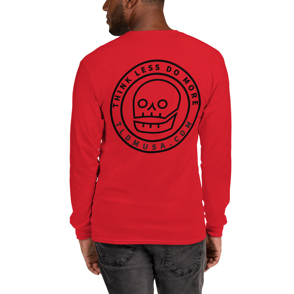 the classic black skull long sleeve