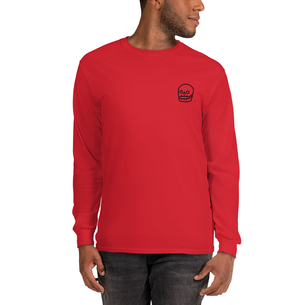 the classic black skull long sleeve
