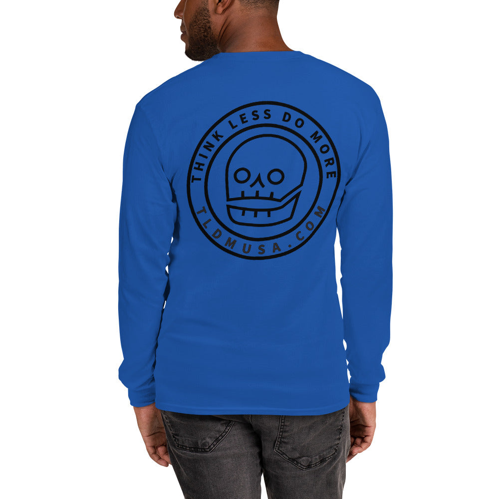 the classic black skull long sleeve