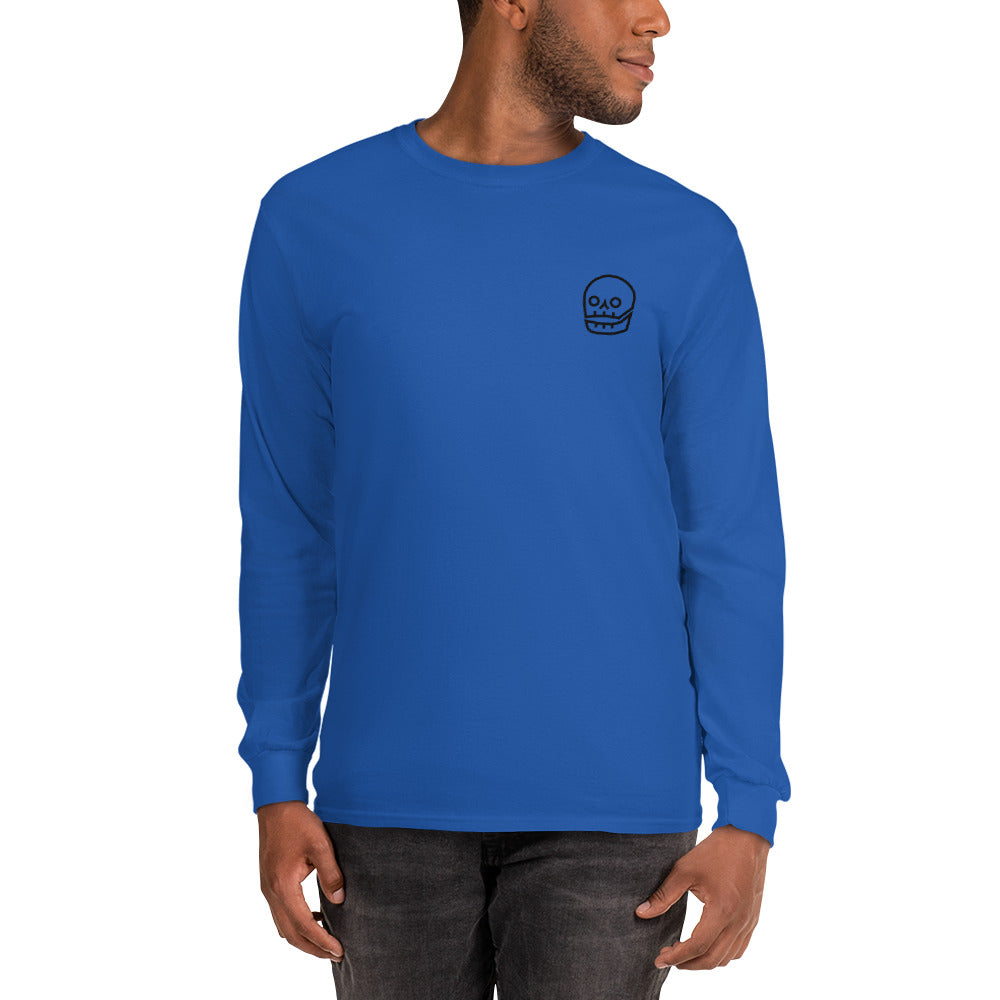 the classic black skull long sleeve