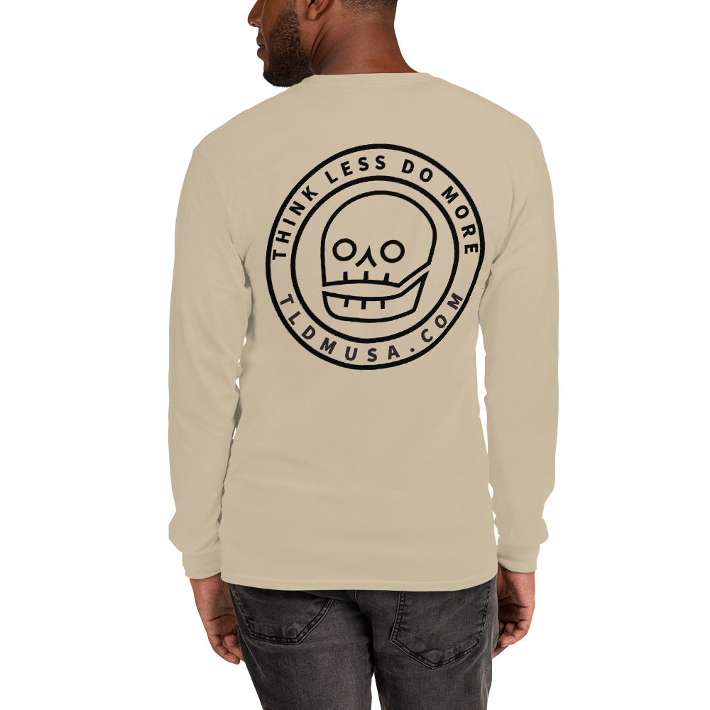 the classic black skull long sleeve