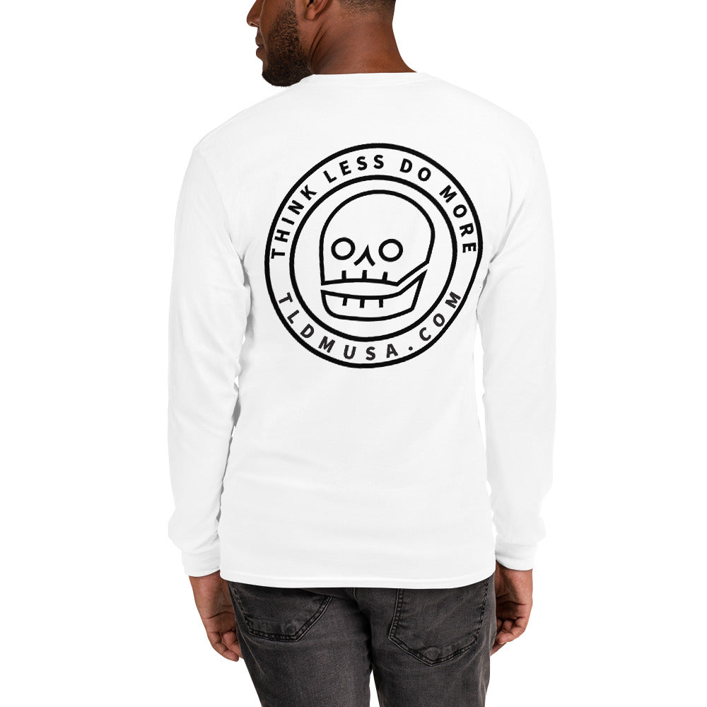 the classic black skull long sleeve