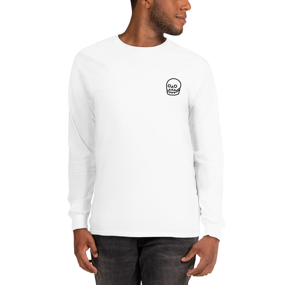 the classic black skull long sleeve